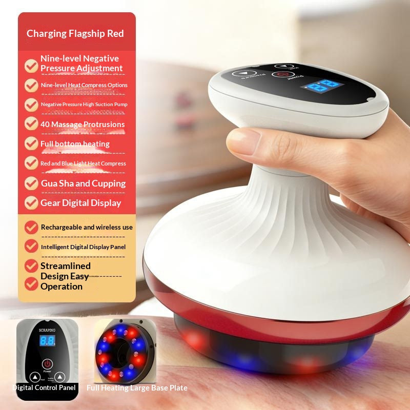 LumiraGlow Sculpt Pro — Electric Gua Sha & Cupping Body Massager